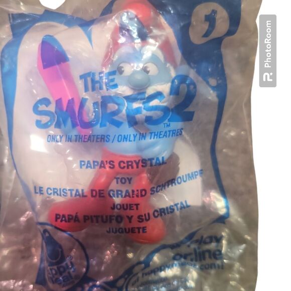 MCDONALDS SMURFs2 TOYS (x3) (2 unopened, 1 opened) 2013 - Picture 2 of 4